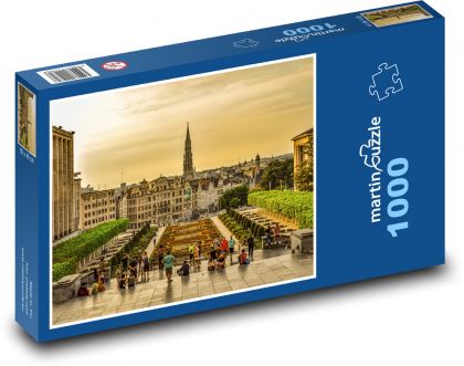 Belgie - Brusel - Puzzle 1000 dílků, rozměr 60x46 cm