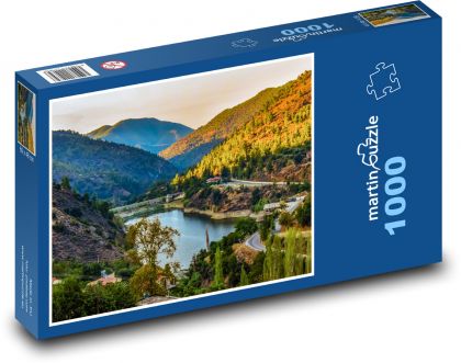 Přehrada - Puzzle 1000 dílků, rozměr 60x46 cm