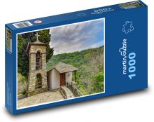Chapel on top of a hill, Cyprus Puzzle 1000 pieces - 60 x 46 cm 