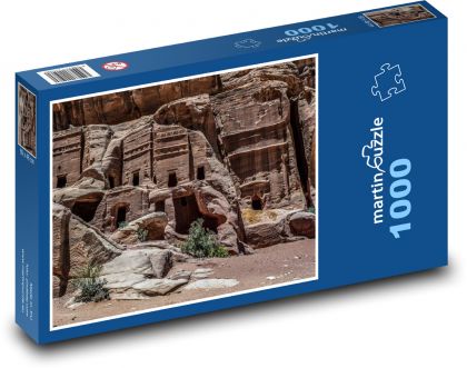 Die Felsenstadt Petra, Jordanien - Puzzle - 1000 Teile