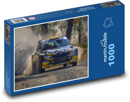 Automobil na rallye - puzzle 1000 dílků