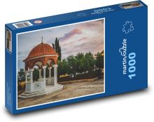 Romantický altánek v parku Puzzle 1000 dílků - 60 x 46 cm