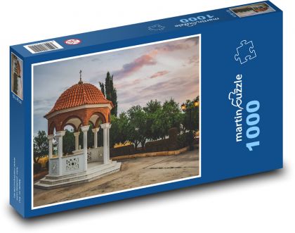 Romantic gazebo in the park - Puzzle 1000 pieces, size 60x46 cm 