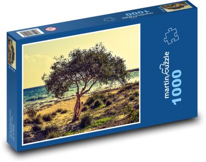 Coast, tree - Puzzle 1000 pieces, size 60x46 cm 
