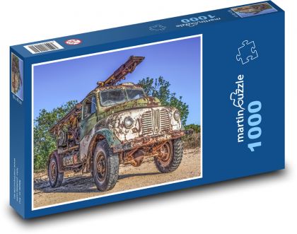 Staré nákladní auto - puzzle 1000 dílků