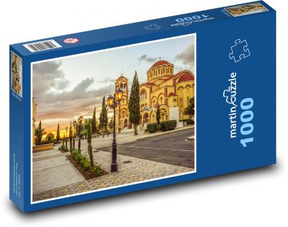 Church - Cyprus, Paralimni - Puzzle 1000 pieces, size 60x46 cm 
