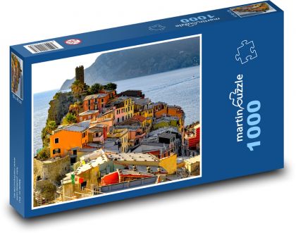 Itálie - Cinque Terre - Puzzle 1000 dílků, rozměr 60x46 cm