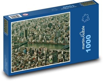 Stadt, Wolkenkratzer - Puzzle - 1000 Teile