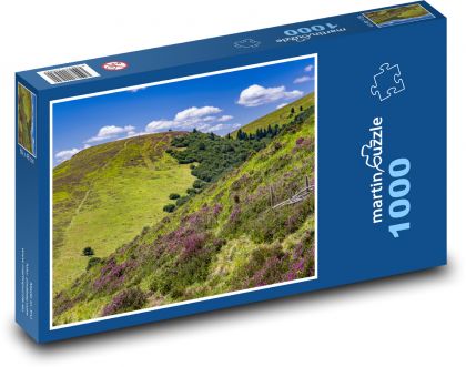 Krajina, příroda, květiny - Puzzle 1000 dílků, rozměr 60x46 cm