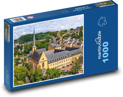 Luksemburg: Luksemburg, - Puzzle 1000 elementów, rozmiar 60x46 cm