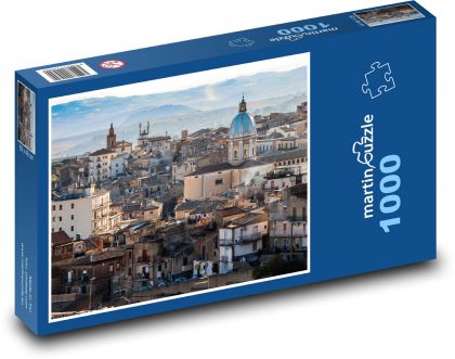 Itálie, město, architektura - Puzzle 1000 dílků, rozměr 60x46 cm
