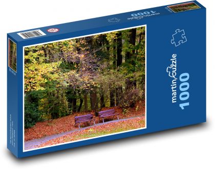 Autumn, park - Puzzle 1000 pieces, size 60x46 cm 