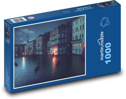 Benátky v noci - Itálie - puzzle 1000 dílků