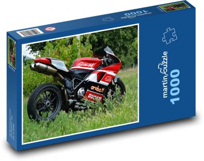 Motorka - Ducati - Puzzle 1000 dílků, rozměr 60x46 cm