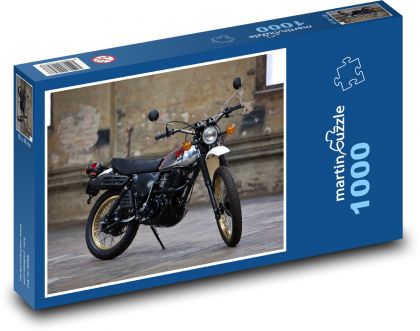 Legendární Yamaha XT500 - Puzzle 1000 dílků, rozměr 60x46 cm