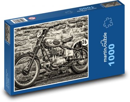 Motocykl - konstrukcja BMW - Puzzle 1000 elementów, rozmiar 60x46 cm