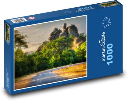 Příroda, silnice - Puzzle 1000 dílků, rozměr 60x46 cm