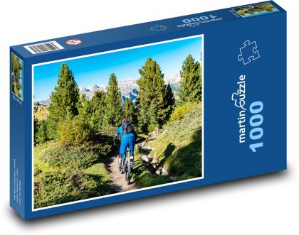 Sport, kolo, MTB - Puzzle 1000 dílků, rozměr 60x46 cm