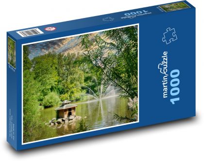 Záhradné jazierko - Puzzle 1000 dielikov, rozmer 60x46 cm