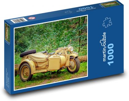 Motocykl - Zündapp - Puzzle 1000 dílků, rozměr 60x46 cm
