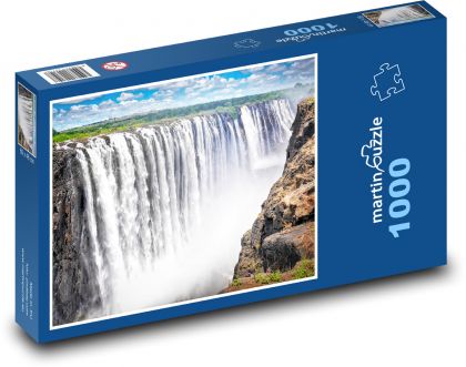 Waterfalls - Puzzle 1000 pieces, size 60x46 cm 