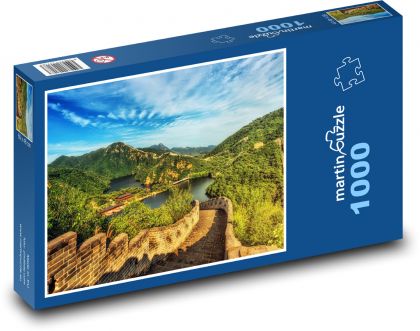 Čína - Velká čínská zeď - Puzzle 1000 dílků, rozměr 60x46 cm