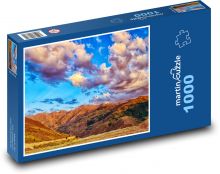 Krajina, západ slunce Puzzle 1000 dílků - 60 x 46 cm