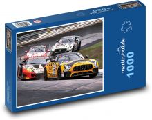 Auta na závodní trati Puzzle 1000 - 60x46 cm