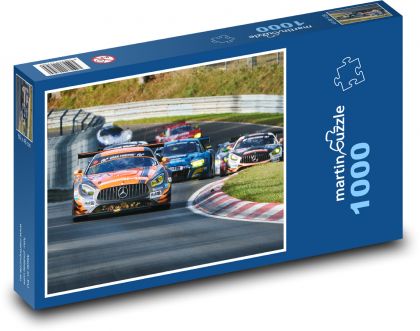 Motorsport - Mercedes - Puzzle 1000 dílků, rozměr 60x46 cm
