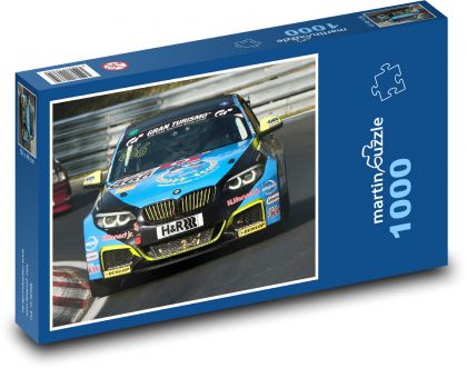 Autá na okruhu - Puzzle 1000 dielikov, rozmer 60x46 cm