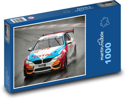 Wyścigi w deszczu - Puzzle 1000 elementów, rozmiar 60x46 cm
