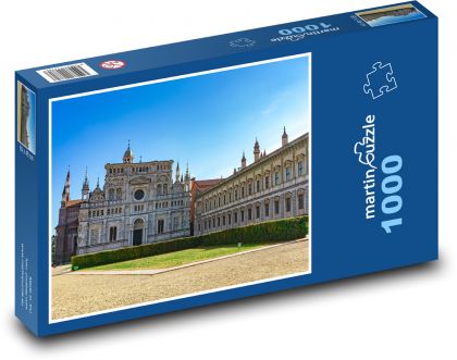 Taliansko - Certosa Di Pavia - Puzzle 1000 dielikov, rozmer 60x46 cm
