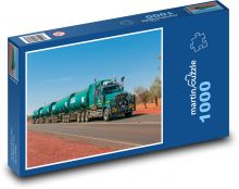 Ciągnik - samochód transportowy, Australia Puzzle 1000 elementów - 60x46 cm