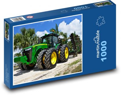 Zemědělská technika, traktor - Puzzle 1000 dílků, rozměr 60x46 cm