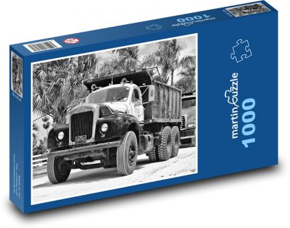 Starý nákladné auto - Puzzle 1000 dielikov, rozmer 60x46 cm