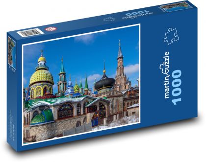 Rusko - Moskva - Puzzle 1000 dielikov, rozmer 60x46 cm