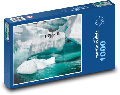 Penguins, ice, snow - Puzzle 1000 pieces, size 60x46 cm 