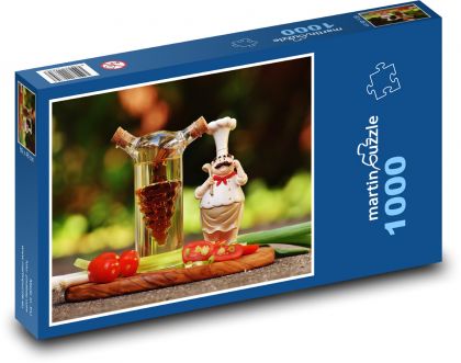 Szef kuchni - Puzzle 1000 elementów, rozmiar 60x46 cm