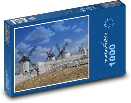Veterné mlyny - Puzzle 1000 dielikov, rozmer 60x46 cm