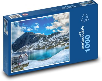 Norwegia - góry - Puzzle 1000 elementów, rozmiar 60x46 cm