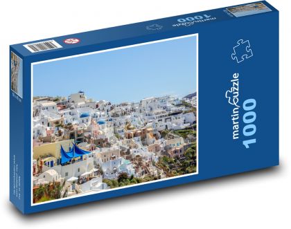 Řecko - Santorini - Puzzle 1000 dílků, rozměr 60x46 cm