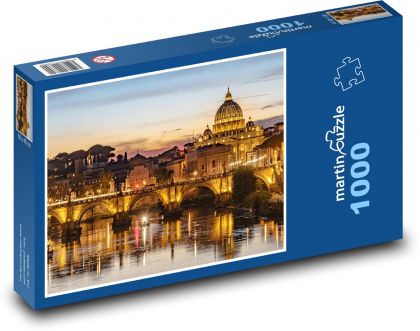 Rom bei Nacht - Puzzle - 1000 Teile