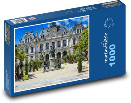 Městská radnice - Puzzle 1000 dílků, rozměr 60x46 cm