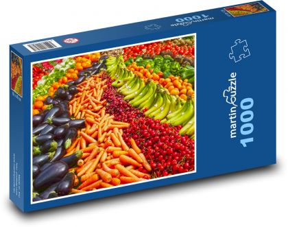 Fruit and vegetables - Puzzle 1000 pieces, size 60x46 cm 