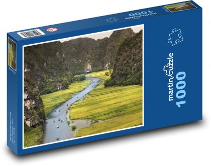 Flussschifffahrt in Vietnam - Puzzle - 1000 Teile