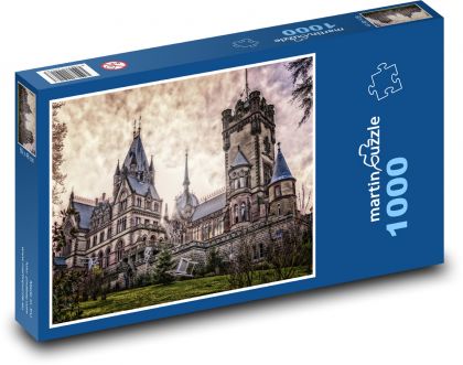 Zámok - Königswinter - Puzzle 1000 dielikov, rozmer 60x46 cm