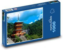 Pagode - Japan Puzzle 1000 Teile - 60 x 46 cm