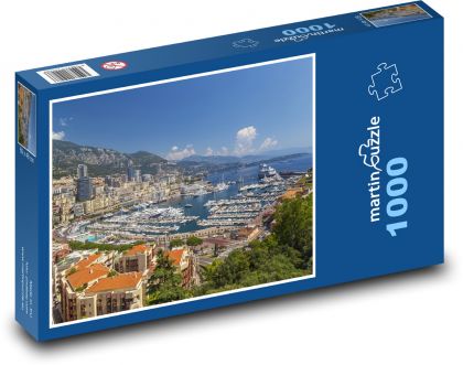 Monako - Puzzle 1000 dílků, rozměr 60x46 cm