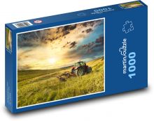Zemědělství, traktor Puzzle 1000 dílků - 60 x 46 cm