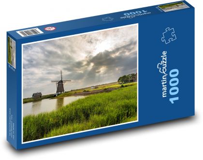 Holland - windmill - Puzzle 1000 pieces, size 60x46 cm 